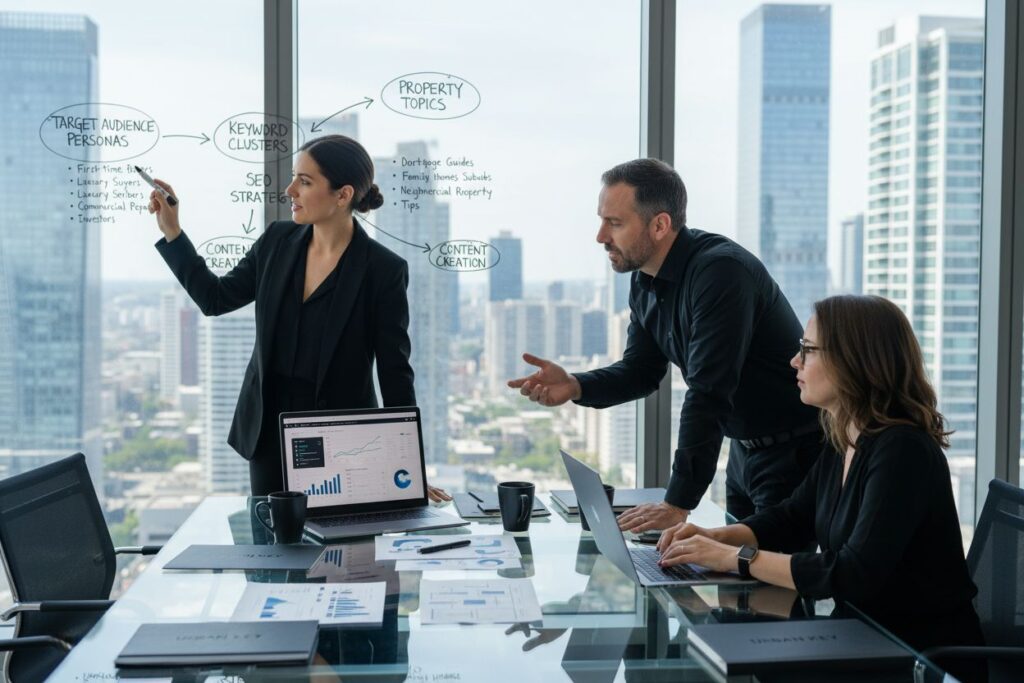 real estate seo teamwork
